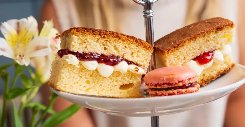 Afternoon tea at the White Lion Hotel, Aldeburgh