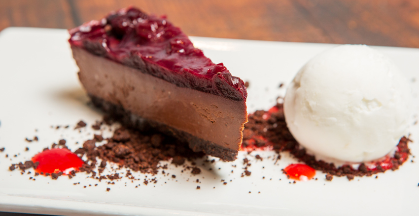 The White Lion Aldeburgh Brasserie Dinner Menu Black Forest Cake