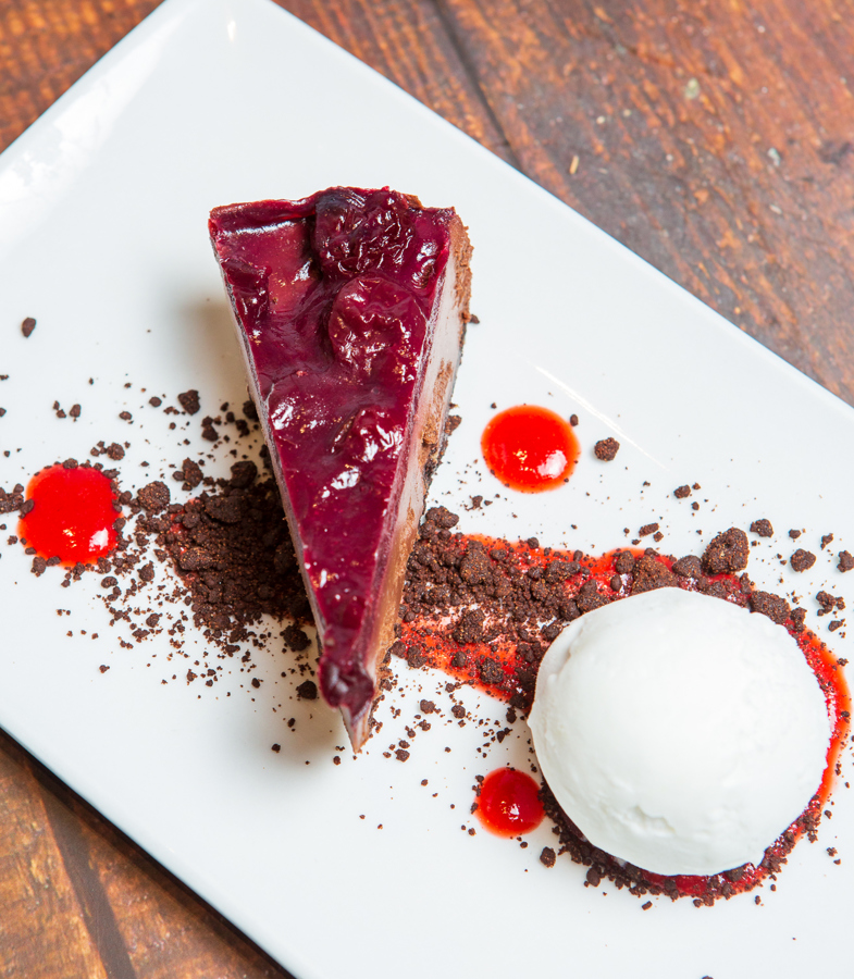 The White Lion Black Forest Cake Brasserie Menu Desserts Dinner